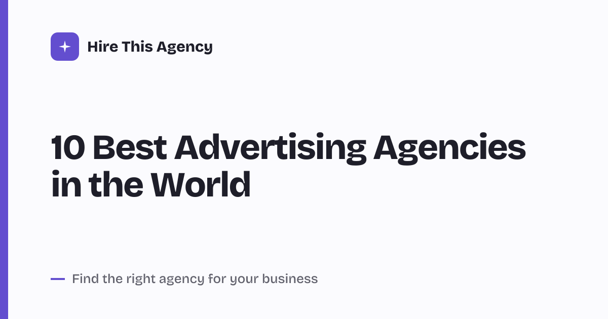 Cover for 10 Best Advertising Agencies in the World