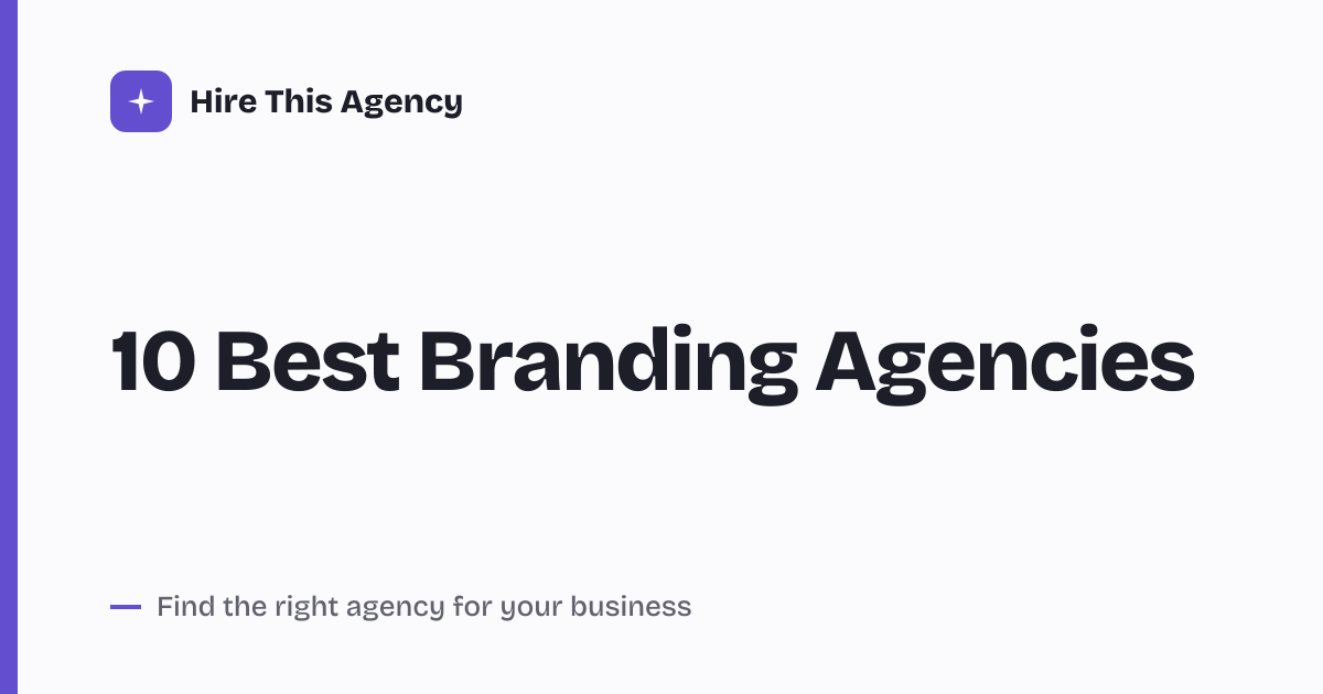 Cover for 10 Best Branding Agencies