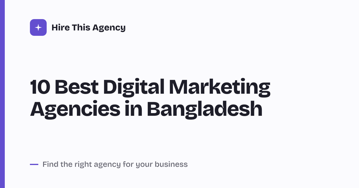 Cover for 10 Best Digital Marketing Agencies in Bangladesh