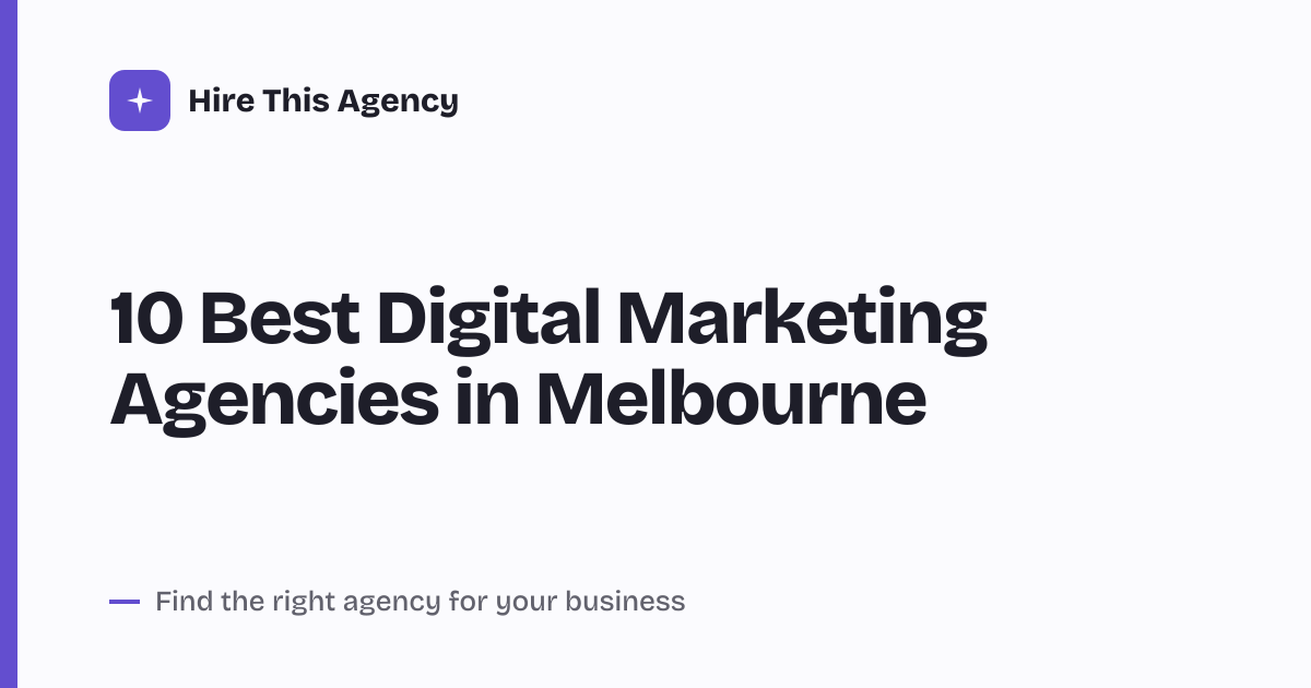 Cover for 10 Best Digital Marketing Agencies in Melbourne
