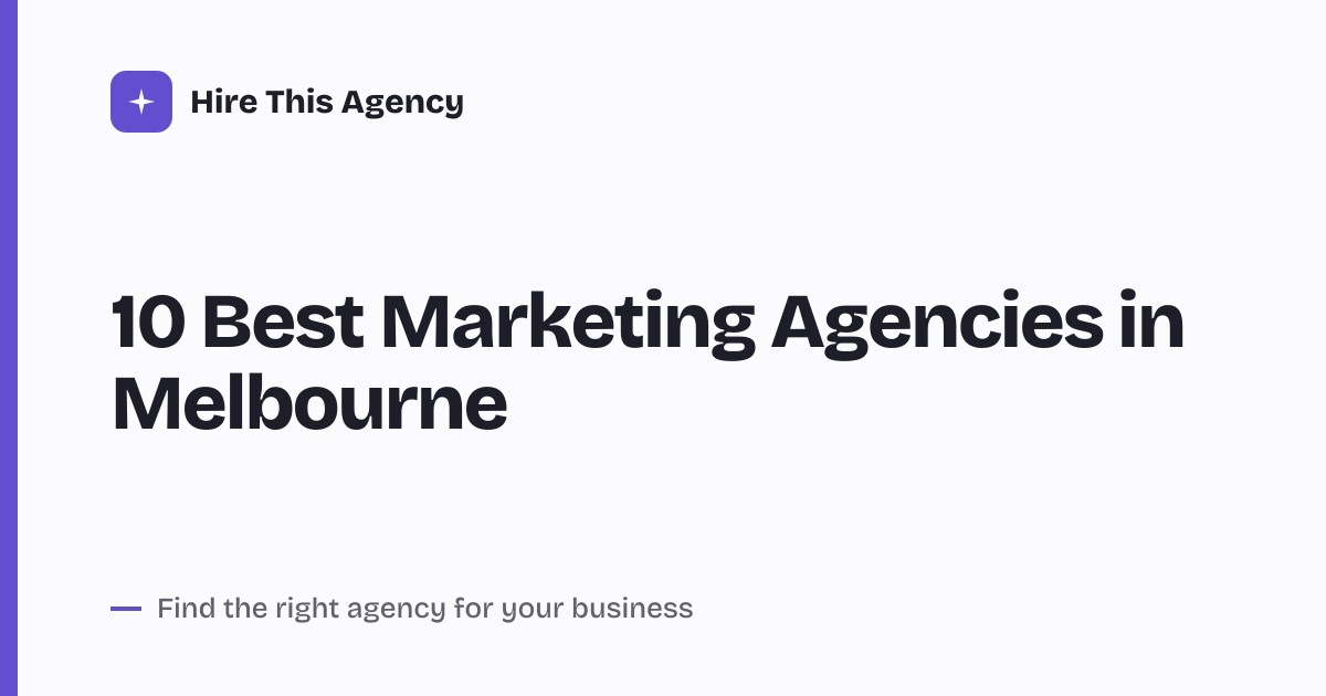 Cover for 10 Best Marketing Agencies in Melbourne